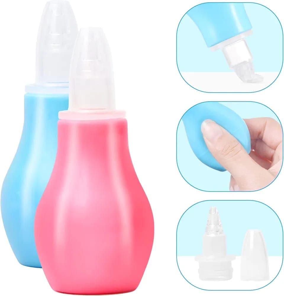 Baby Nose Cleaner, Newborn Baby Silicone Baby Nasal Aspirator - Nasal 1
