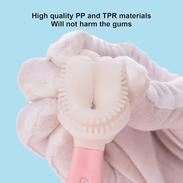 Silicone Baby Tooth Brush U-Shaped: Perfect for Baby's