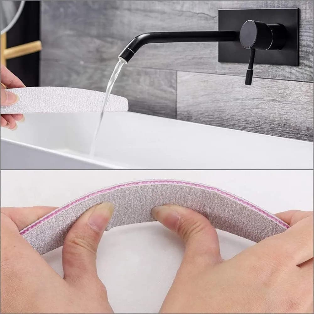  professional double-sided nail files,1pcs 4