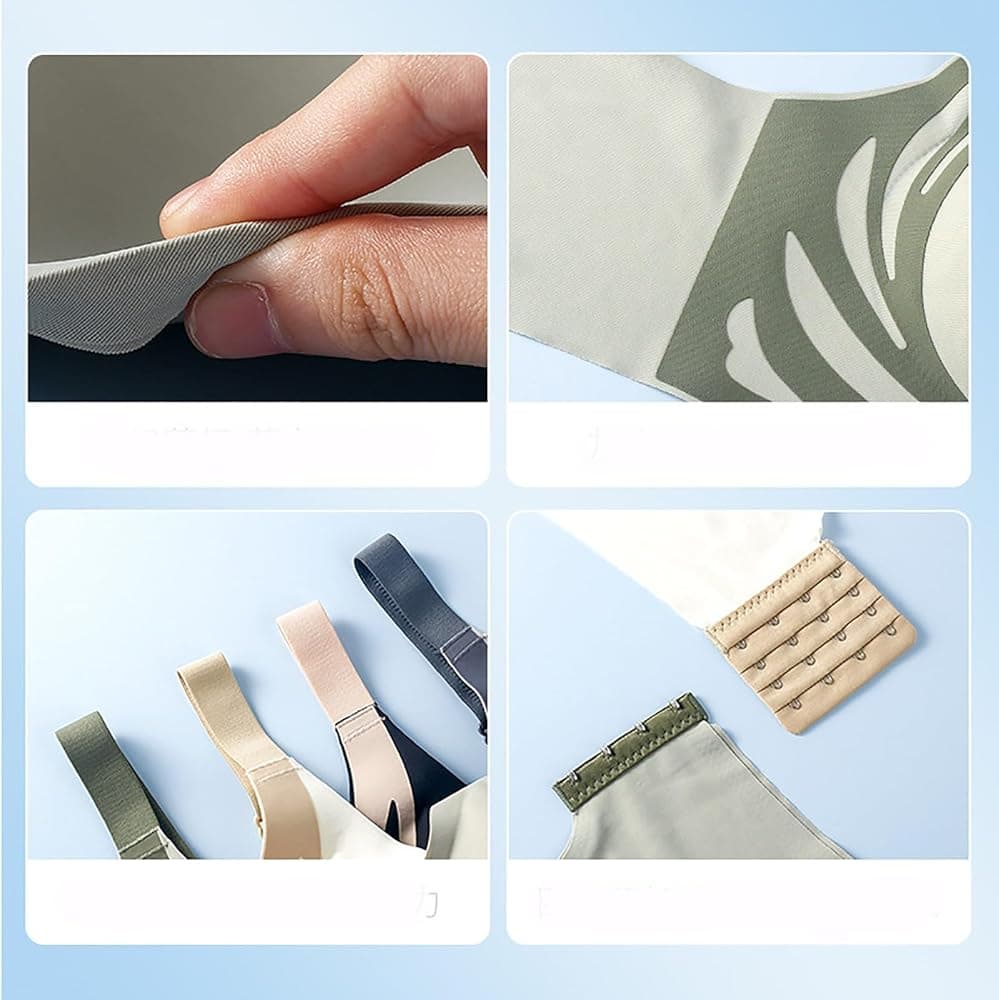 seamless, wireless push-up bra for women, with a full-back coverage design for support and comfort. 