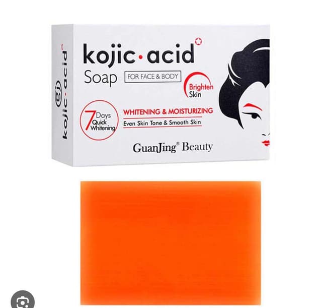 Guanjing Beauty Kojic Acid Soap for Body and Face 