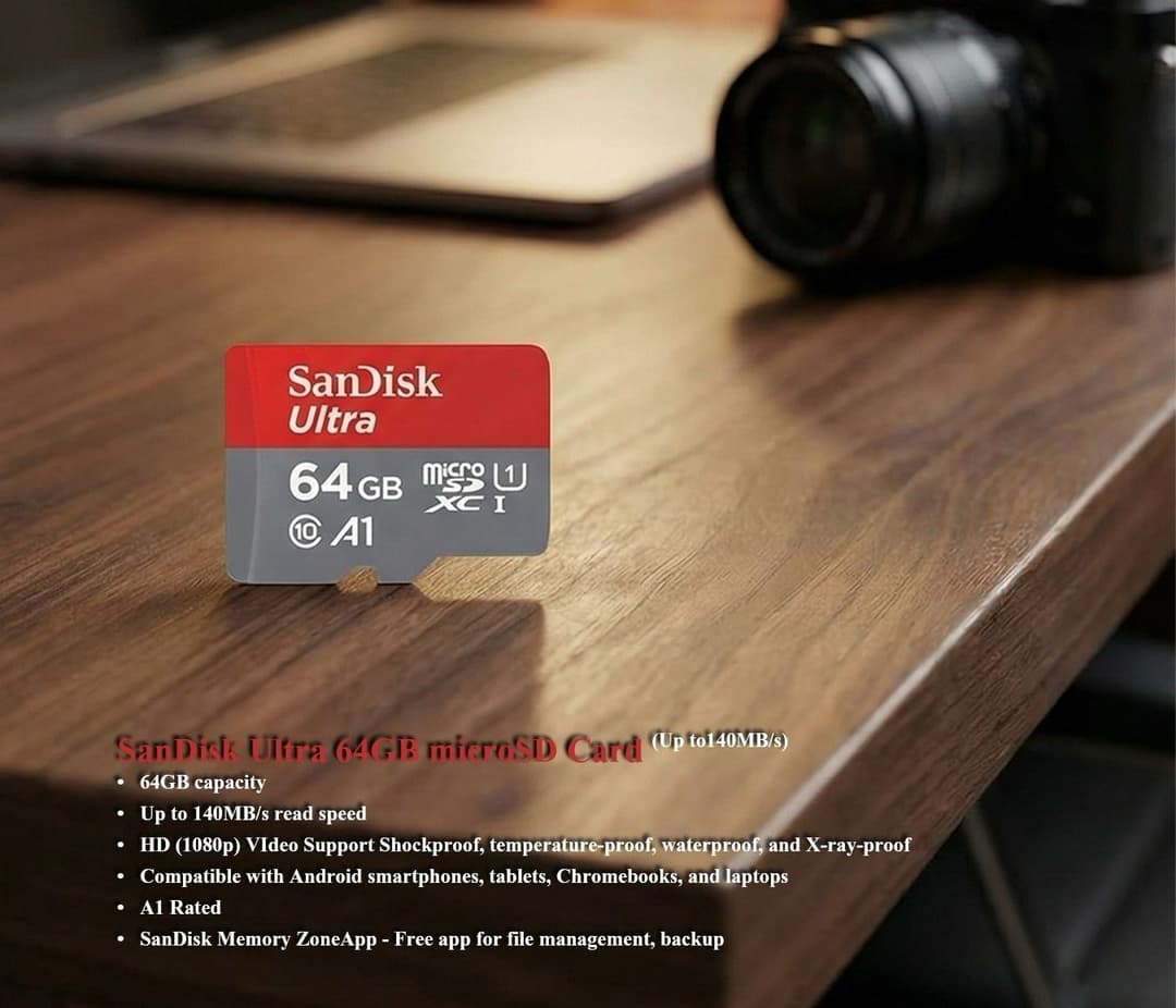 SANDISK ULTRA MICRO SD 64GB