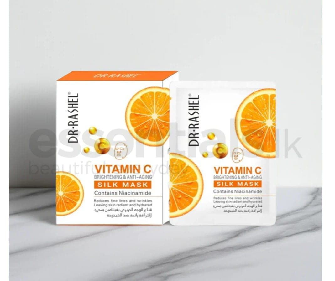 Dr. Rashel Vitamin C Brightening & Anti-Aging Silk Mask.2PCs  3