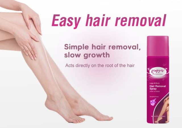 Kingyes Professional Legs & Body Hair Removal Spray 150ml 