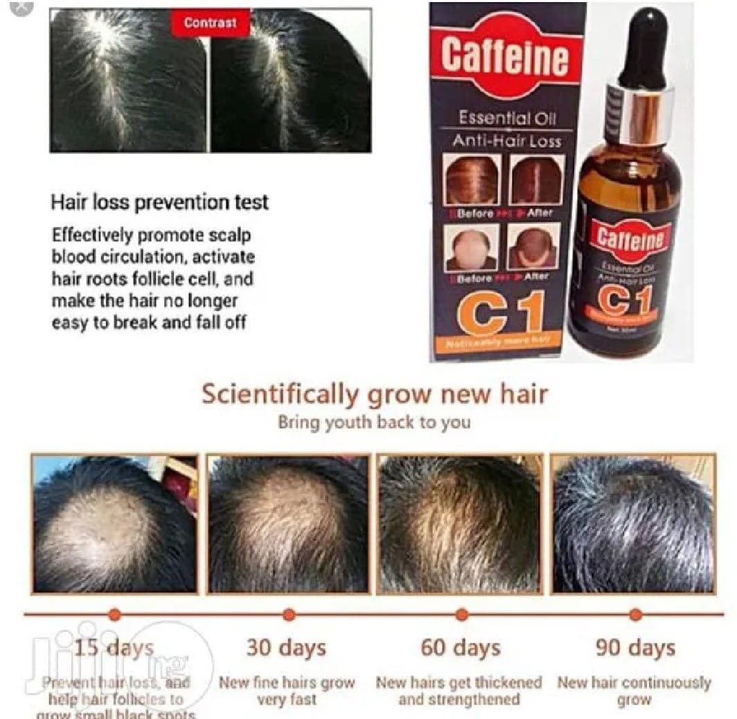 Pei Mei Anti Hair Loss Caffeine Essential Oil - 30ml 2