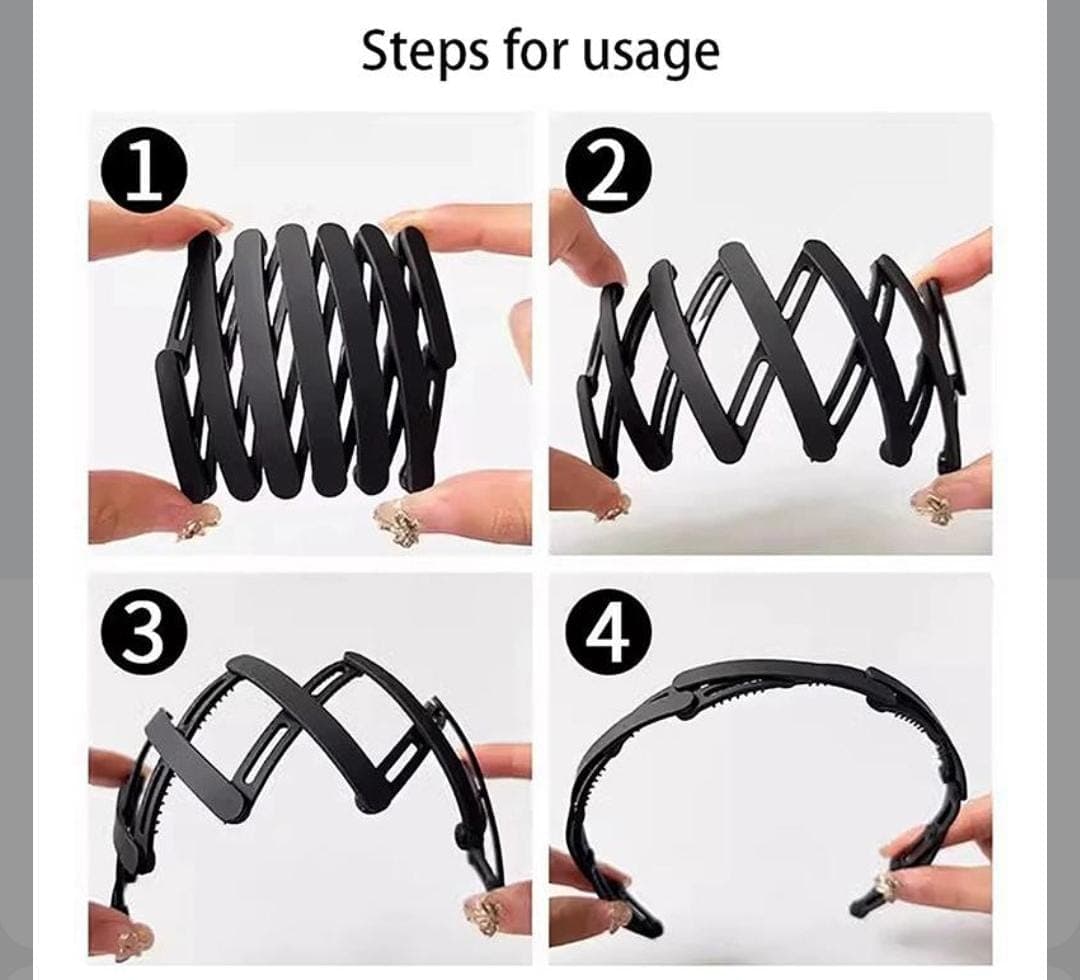 Stretchable Zigzag Headband Unisex – Comfortable Hair Hoop for Daily Use & Sports 2