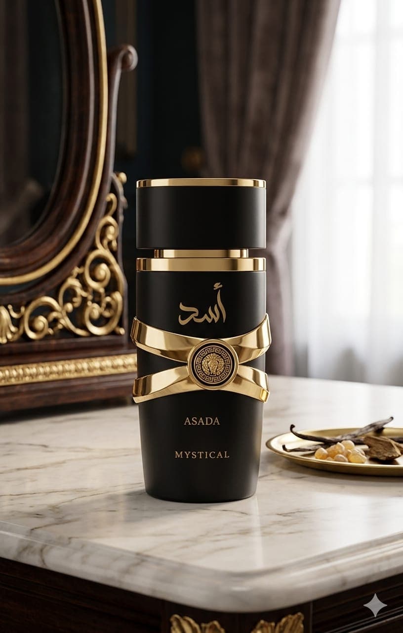 Asada Eau de Parfum, a popular amber fragrance for men.  1