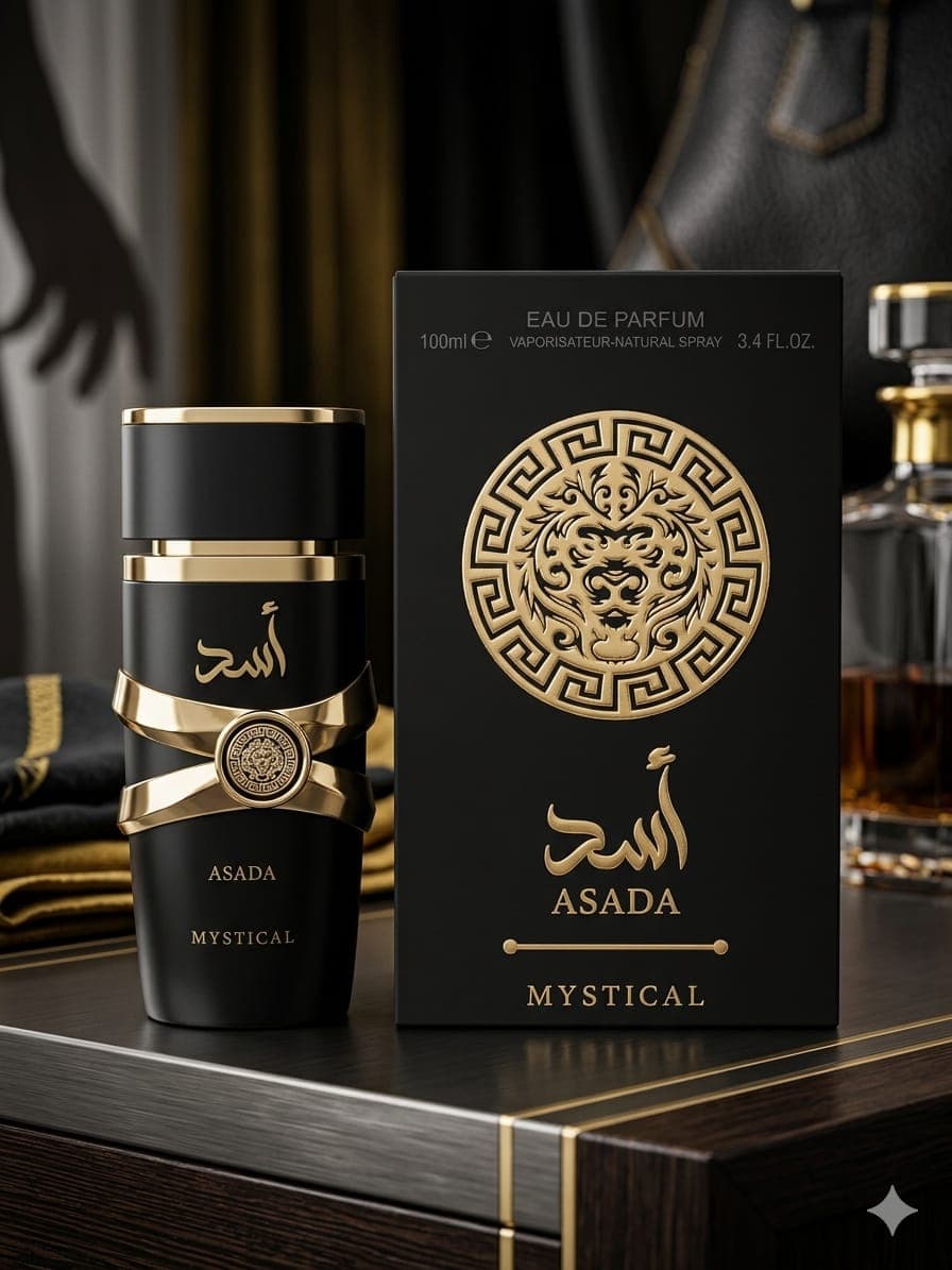 Asada Eau de Parfum, a popular amber fragrance for men. 