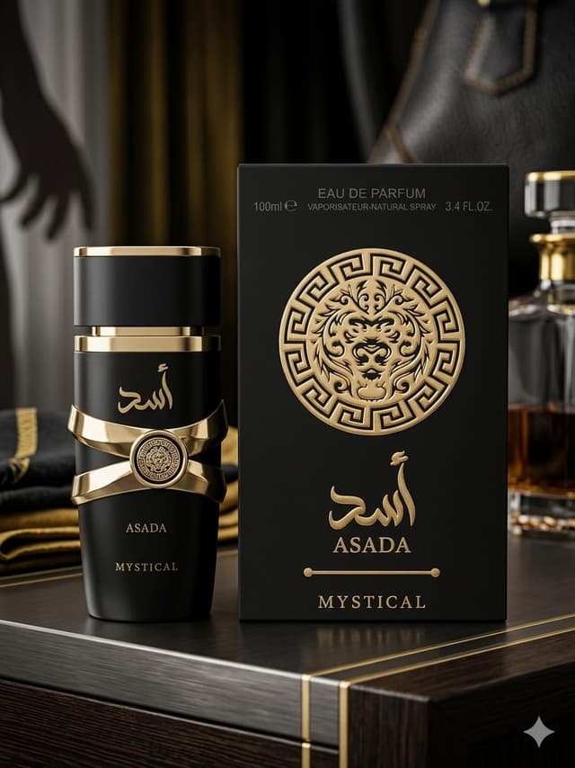 Asada Eau de Parfum, a popular amber fragrance for men. 