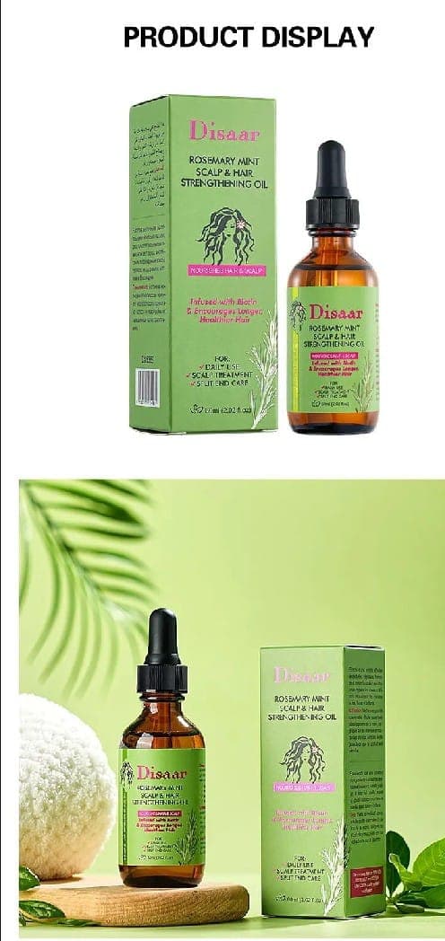 Disaar Rosemary Mint Scalp And Hair Strengthening Oil 60ml 3