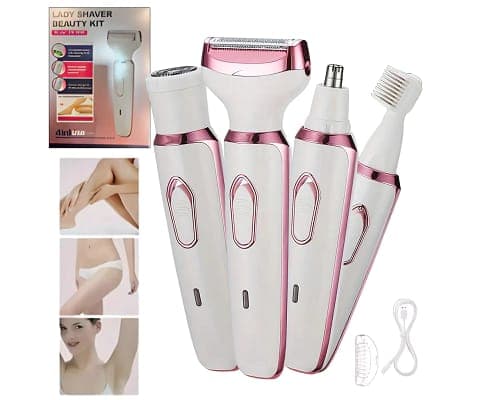 Women Shaver Beauty Kit | 4-in-1 Multi-Purpose Grooming Set | Easy To Use (Model: SN-8866) 2