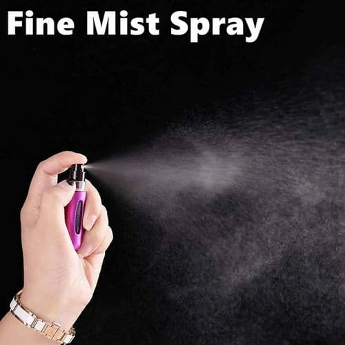 1 Piece 5ml Mini Portable Refillable Aluminum Atomizer Perfume Refill Spray Bottle 3