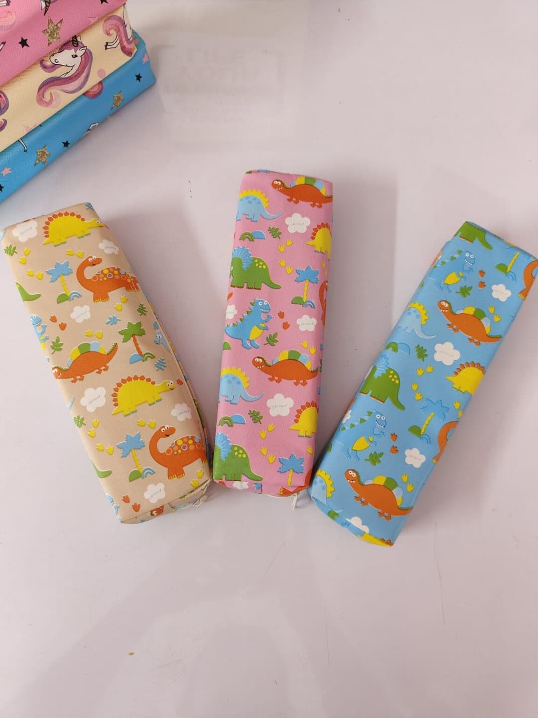 Print Pencil Pouch Pencil Organizer Bag for Pens, Crayons, Stationery, Tools, Color Pens (Random Color) 4