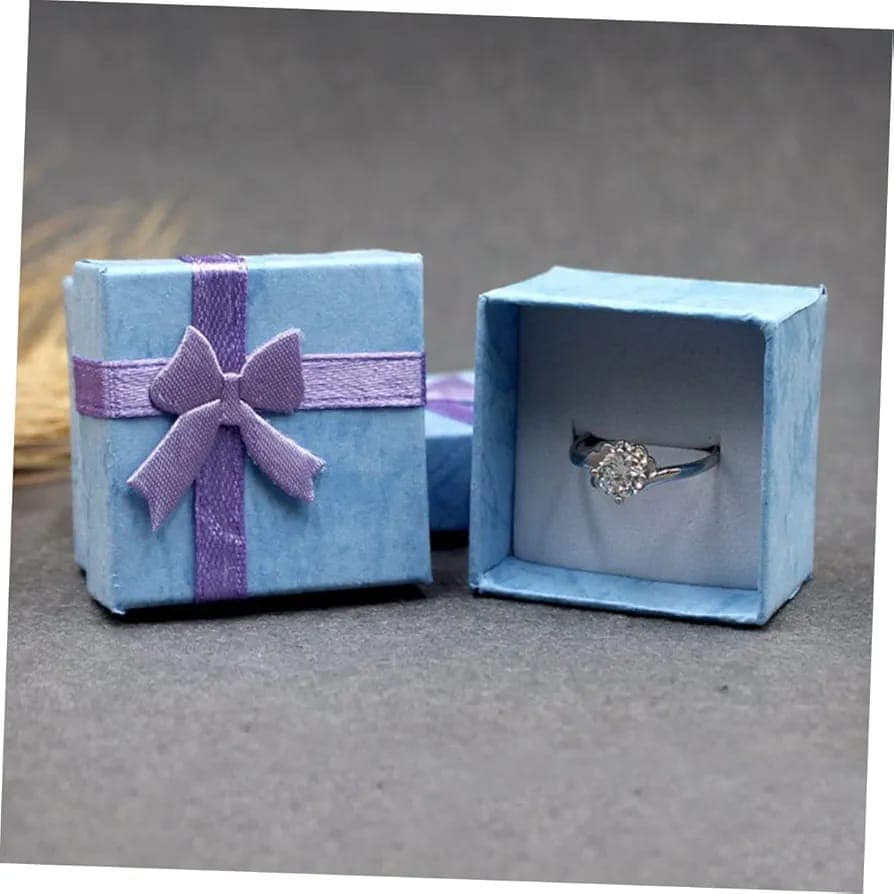 Jewelry Gift Box PaperJewelry Boxes Earring Display Boxes Custom Jewelry Packaging Luxury Ring Box Pack Of 2 4