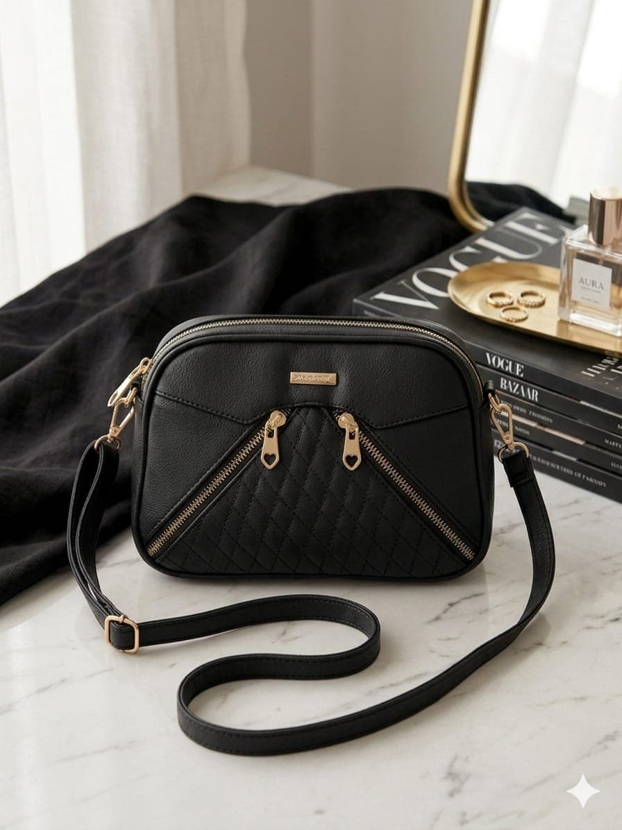 Double Chain Side Bag/Ladies Bag/Women Bag Chain Design Bag For Women 2