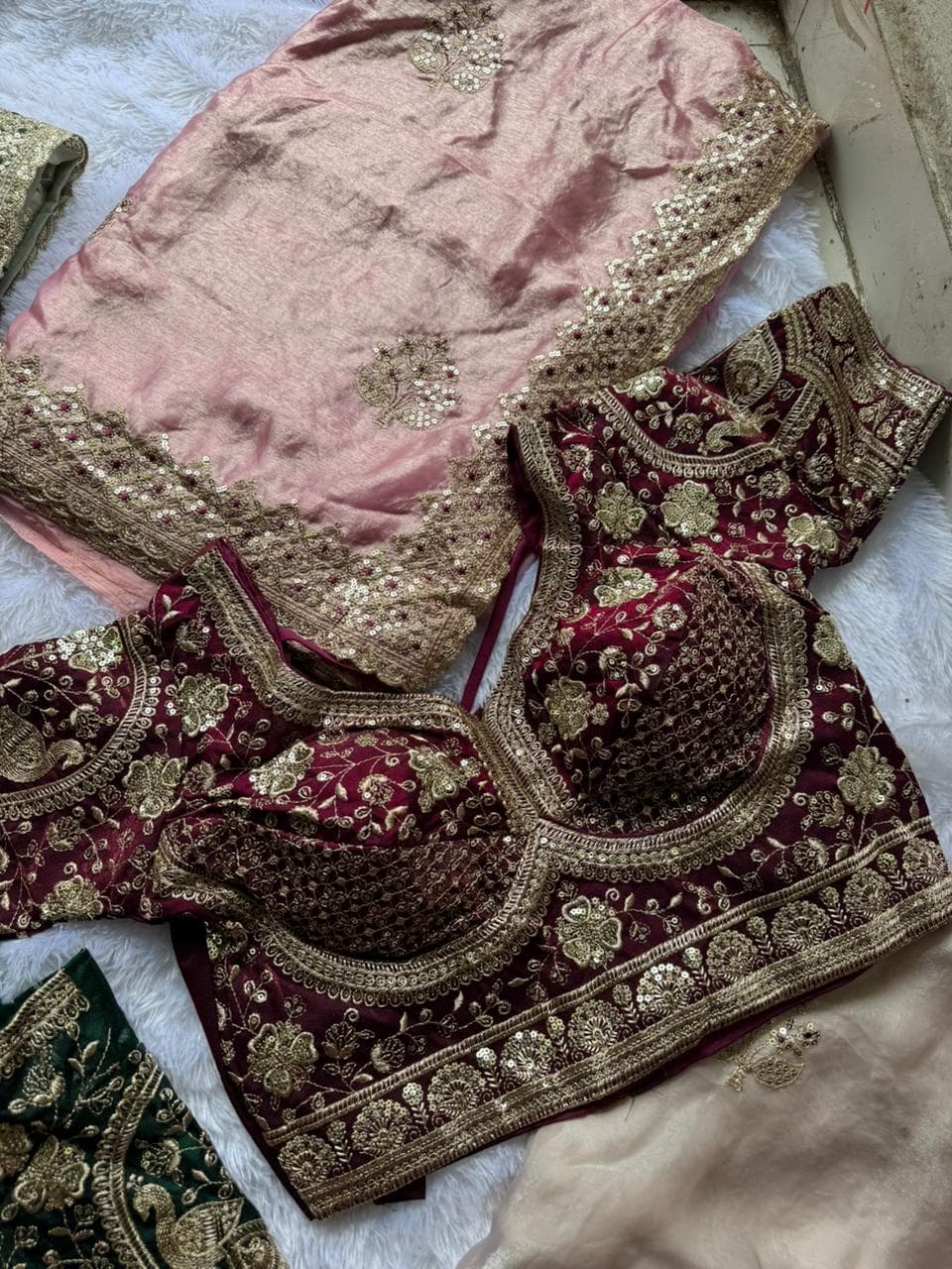 Shivshakti Collection Embroidery Work Saree