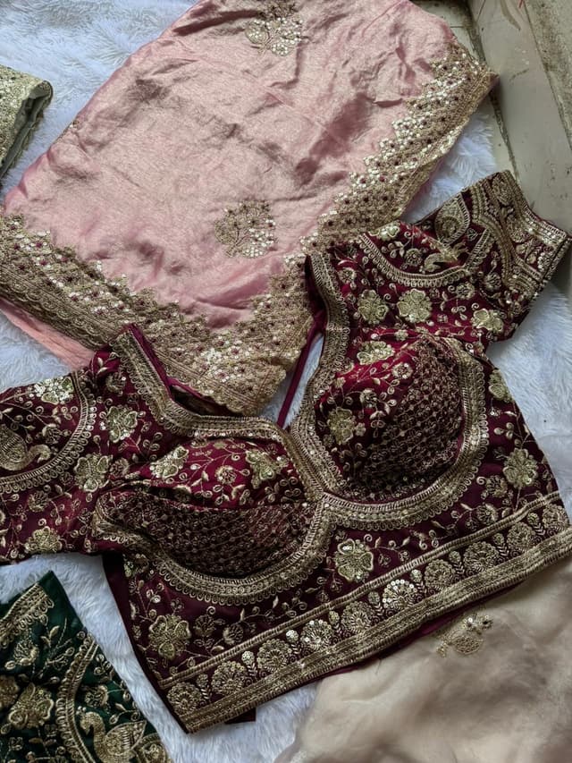 Shivshakti Collection Embroidery Work Saree