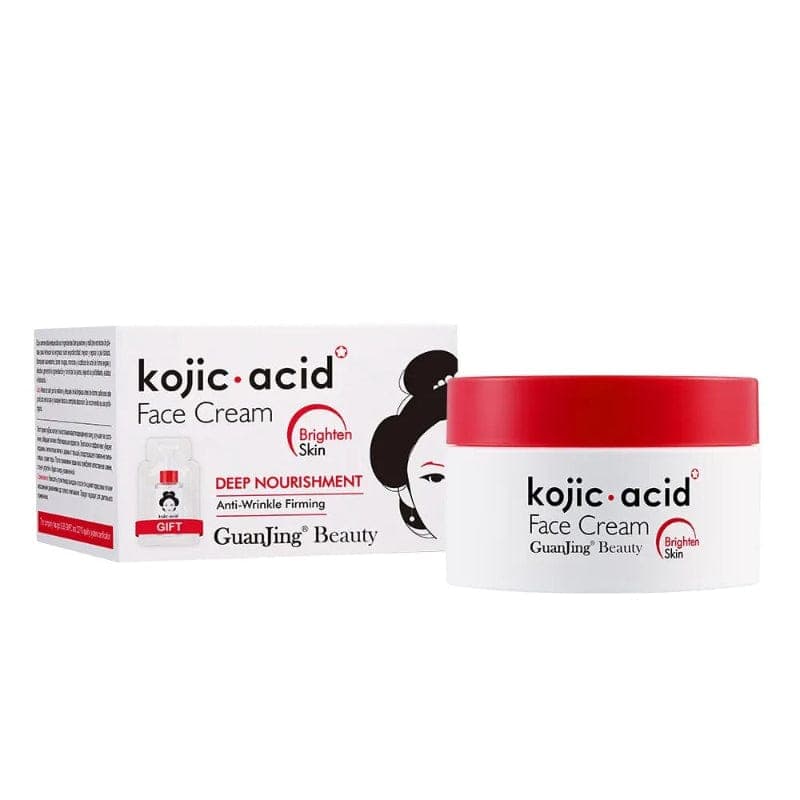 GuanJing Beauty Kojic Acid Face Cream – 50g Deep Nourishing & Brightening Facial Moisturizer for Radiant Skin Tone 1