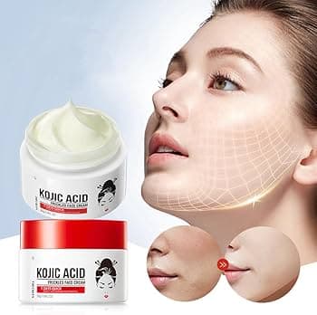 GuanJing Beauty Kojic Acid Face Cream – 50g Deep Nourishing & Brightening Facial Moisturizer for Radiant Skin Tone 2