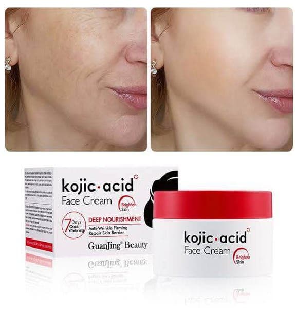 GuanJing Beauty Kojic Acid Face Cream – 50g Deep Nourishing & Brightening Facial Moisturizer for Radiant Skin Tone 5