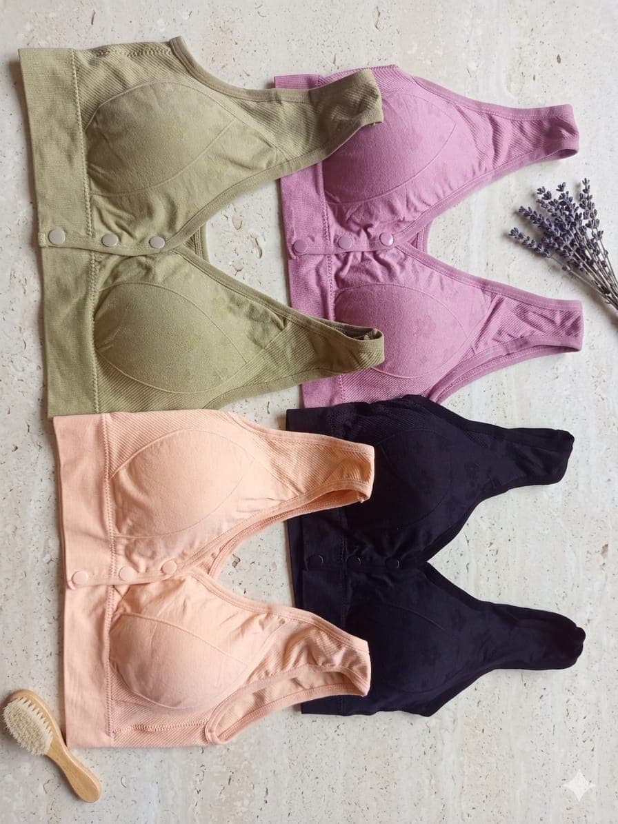 Cotton Maternity Nursing Bras Pregnant Breastfeeding Pregnancy Women Underwear Breast Feeding Bra Soutien Gorge Allaitement 2