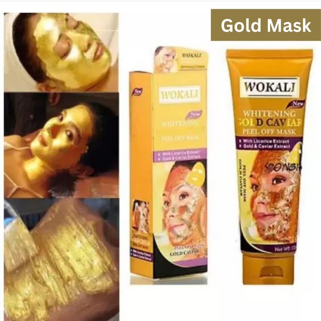 Wokali WKL403 Gold Caviar Face Peel Off Mask  (130 ml) 3