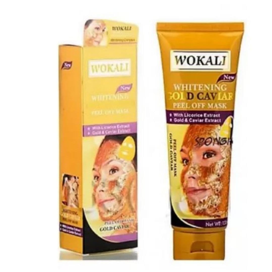 Wokali WKL403 Gold Caviar Face Peel Off Mask  (130 ml)