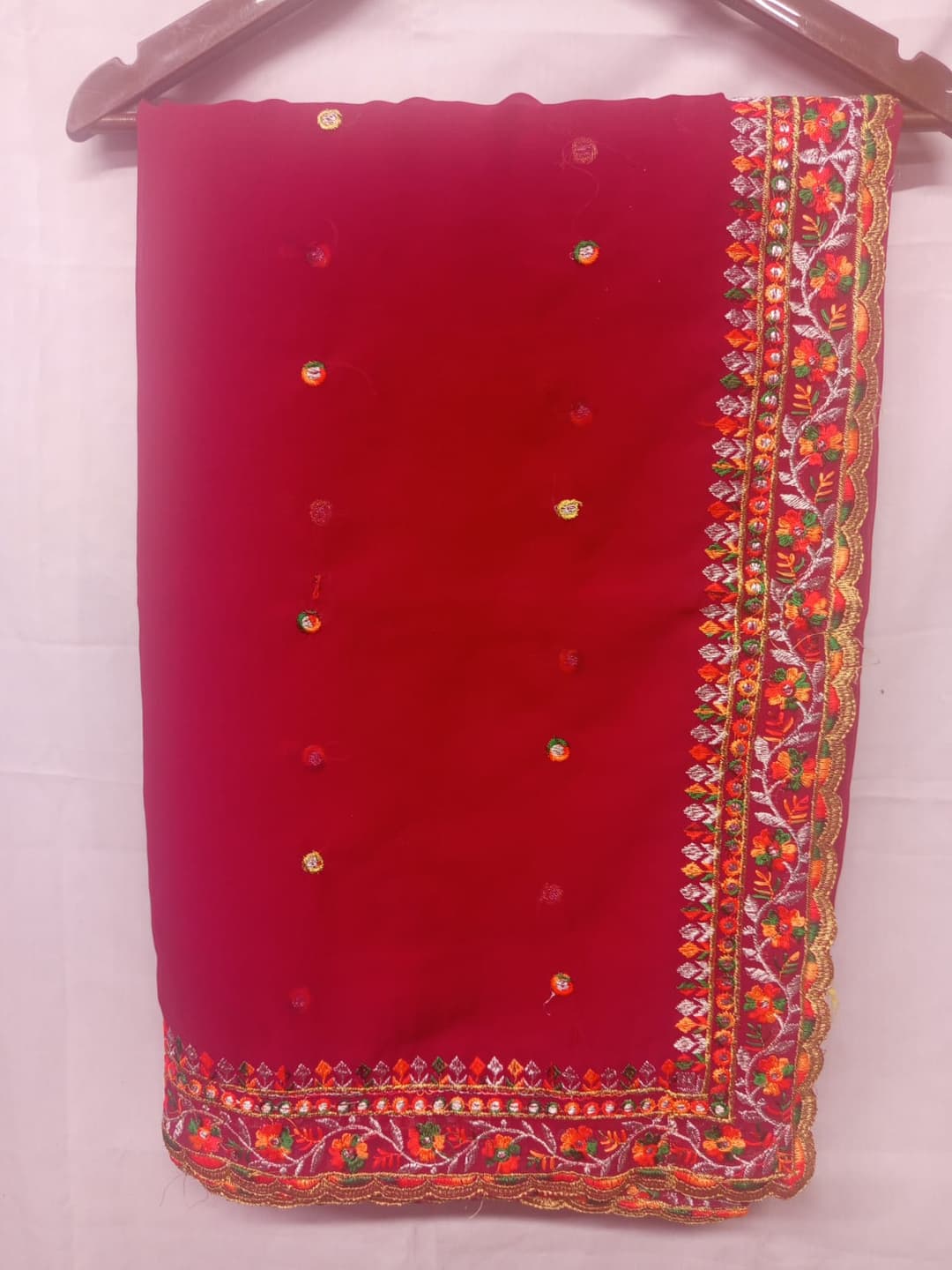  Wrinkle Saree For Women  3
