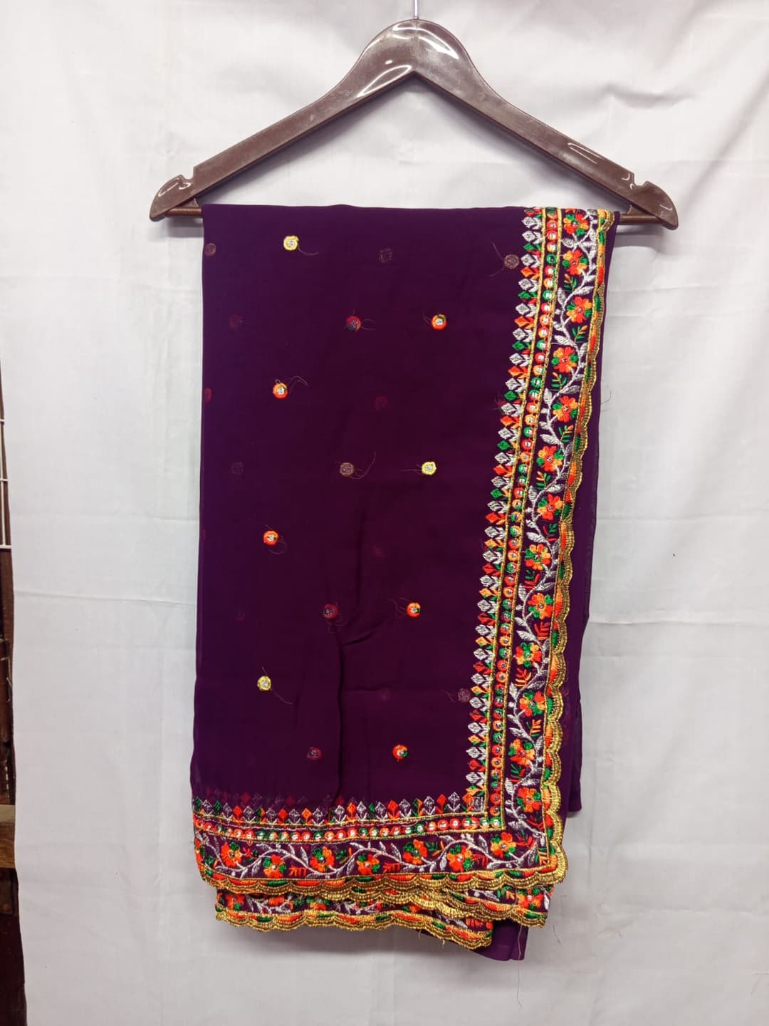  Wrinkle Saree For Women  1