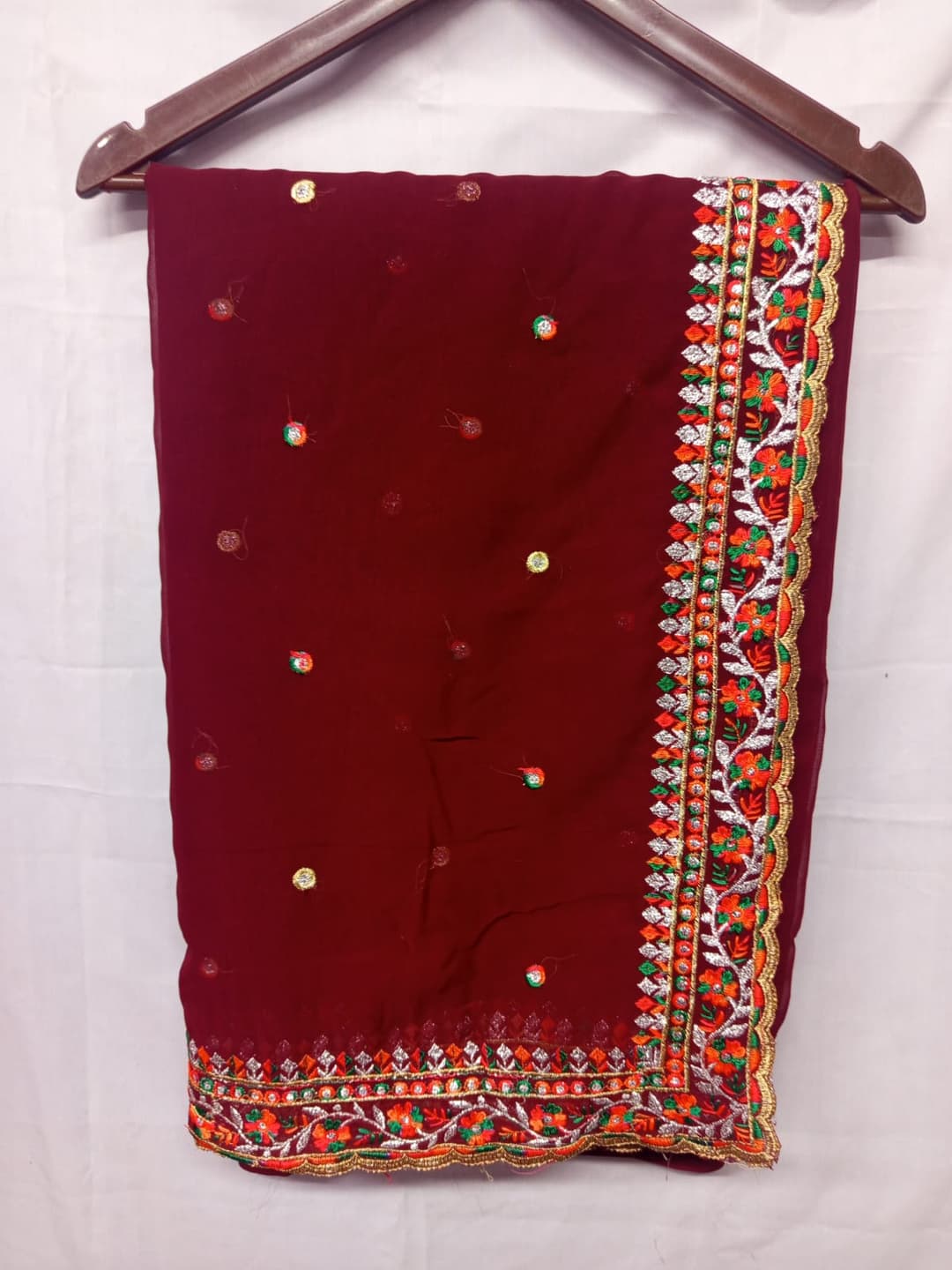  Wrinkle Saree For Women  2