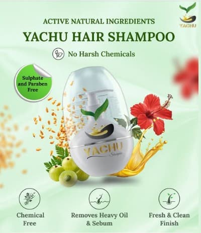 Yachu Hair Oil : Hair fall Case, For hair Fall and Hair Growth, Best for men and Women Both. 1