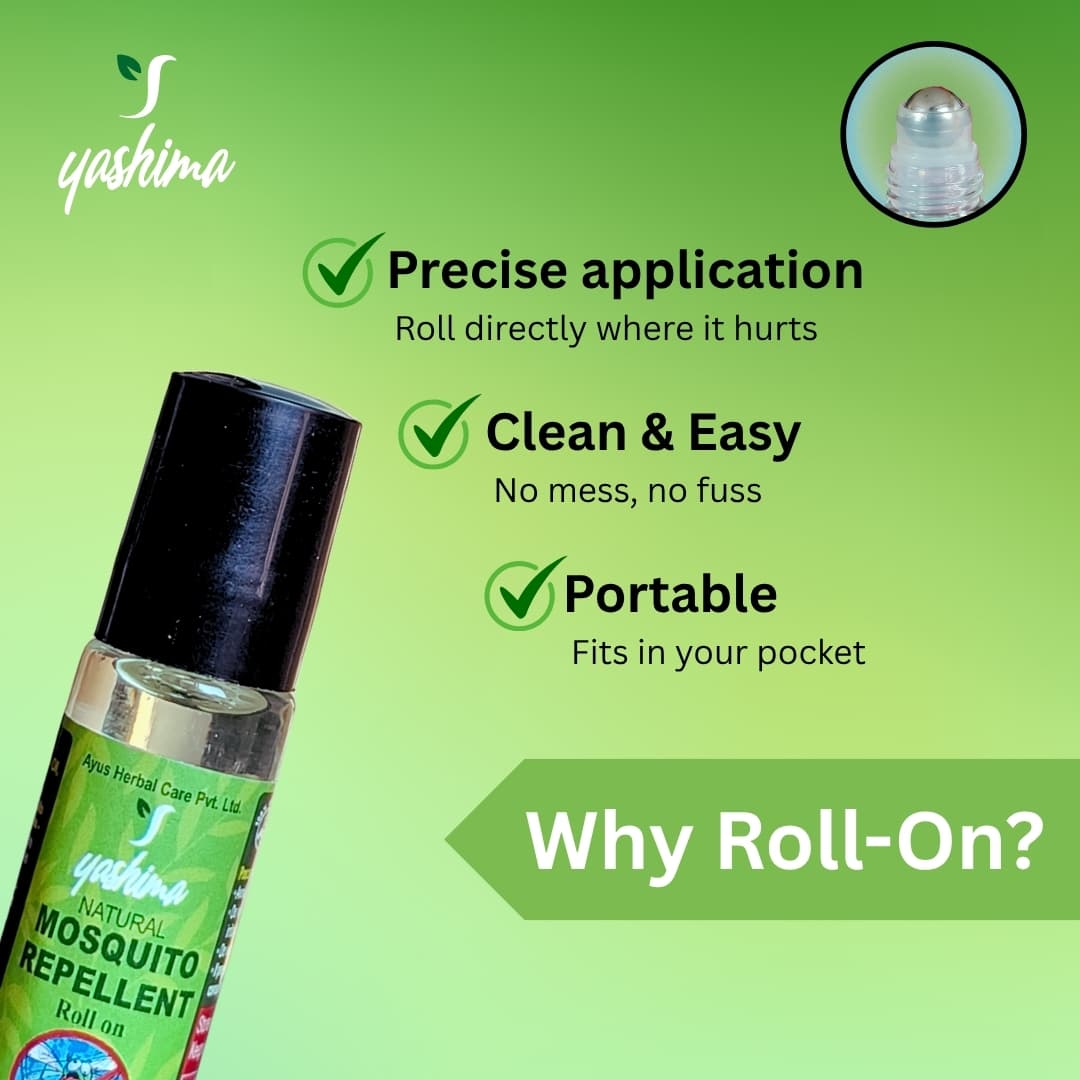 Yashima Mosquito Repellent Roll-On 10ml - 10 Pieces Bundle 4