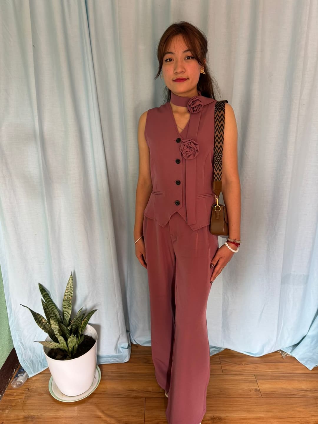 S Cube Collection Waistcoat pant set