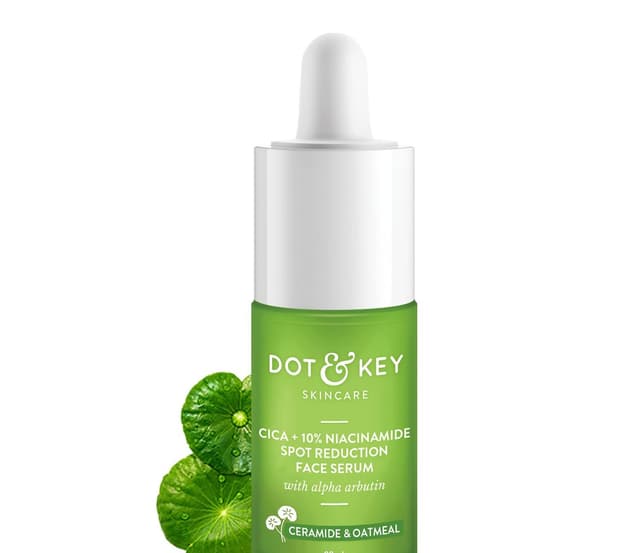 Dot & Key 10% Niacinamide + Cica Serum | Reduces Acne & Dark Spots | Niacinamide Serum | Controls Excess Oil, Quick Absorbing, & Lightweight | For Oily, Acne Prone & Sensitive Skin | 30ml