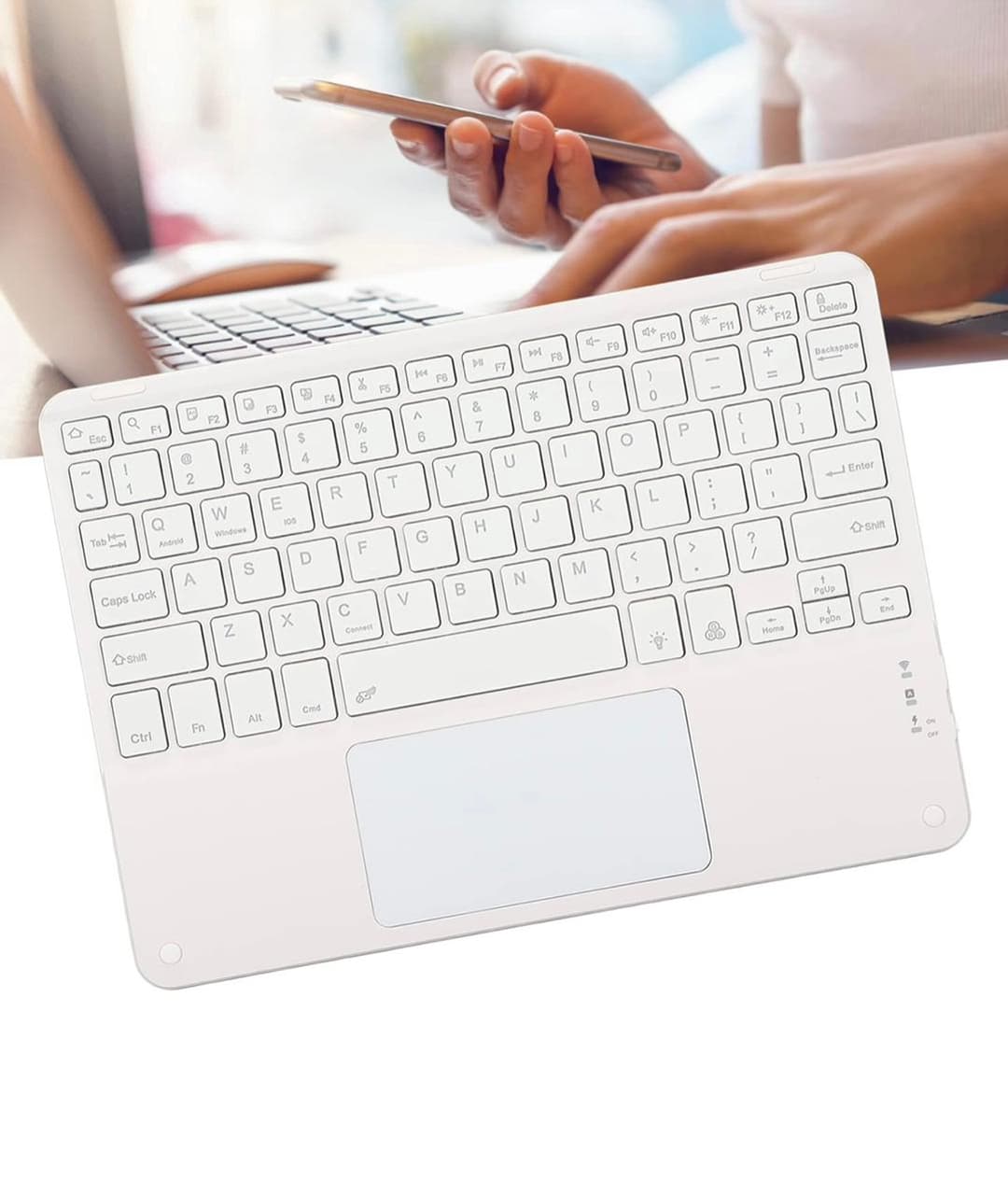 Mini Wireless Keyboard Mouse Combo And Touchpad Keyboard 3