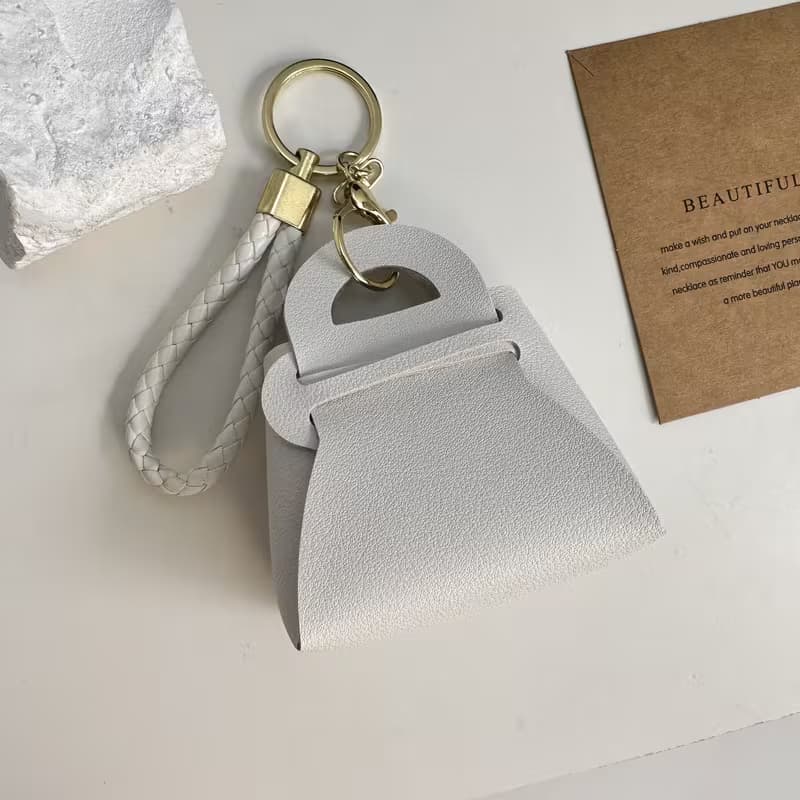 mini handbag-style keychain pouches 2