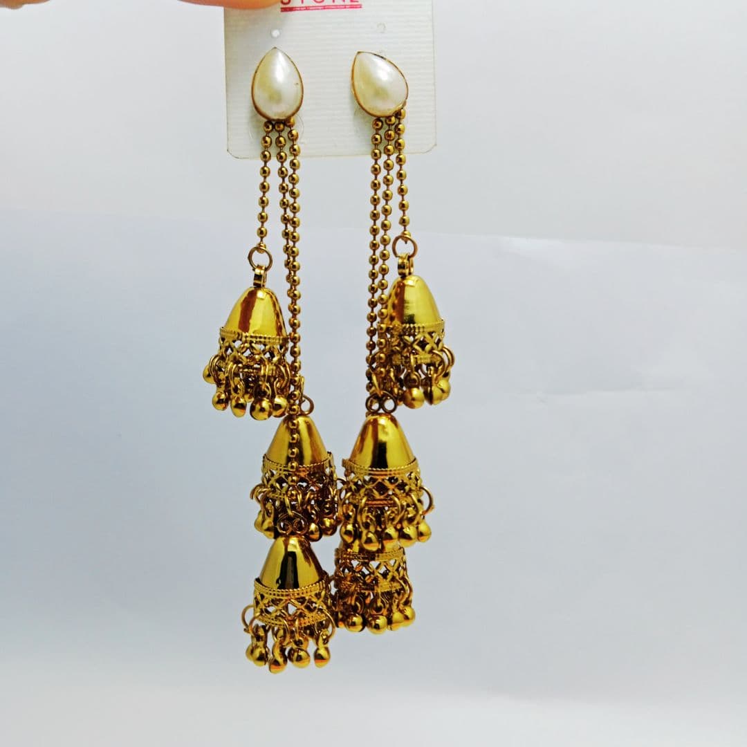 Traditional Brass 18 K Gold Plated Wedding Jewellery 