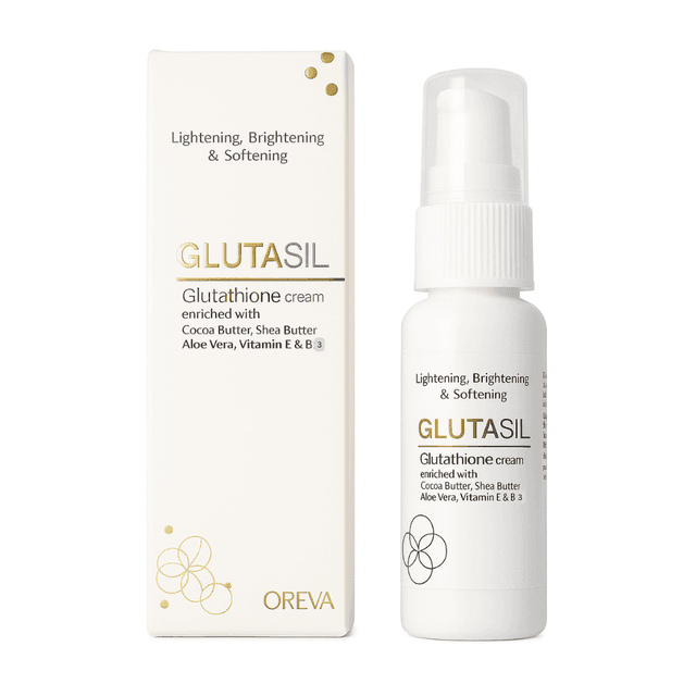 Oreva Derma Care Glutasil Cream 30g – Gluta Cream For Lightening & Brightening Skin Tone | Reduces Dark Spots & Improves Skin Texture
