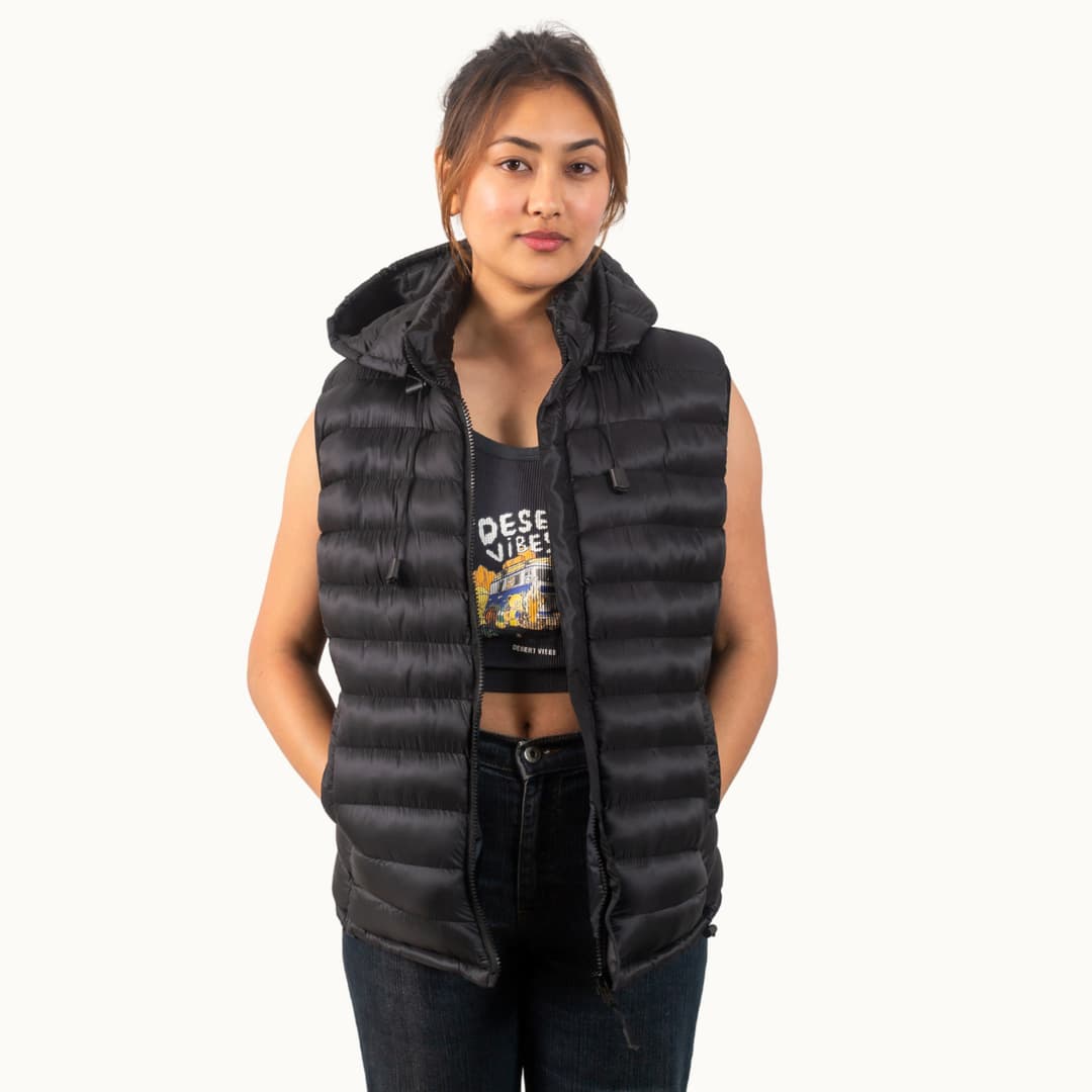 Moonstar Sleeveless 3 Layer Silicon Jacket For Women - Fashion | Women's Fashion