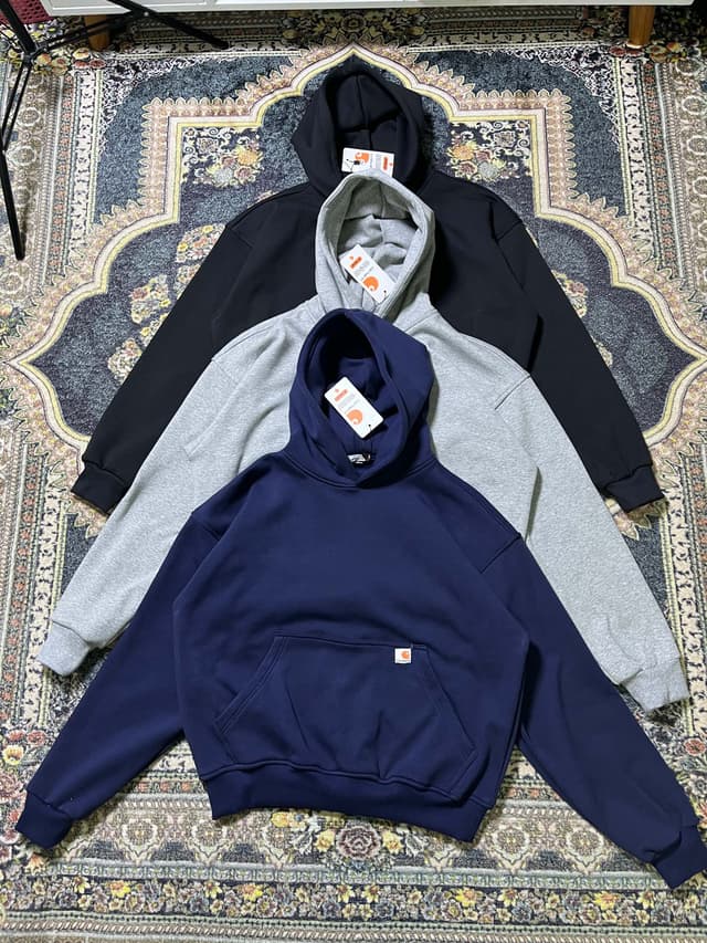 New Winter Special Inside Fur Full Sleeve Carhartt Hoodies Unisex Wear For Men