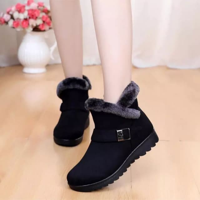 Luxurious Women Winter Warm Snow Boots Fashionable Tassel Flat Platform Cotton Boot (Nep-2)