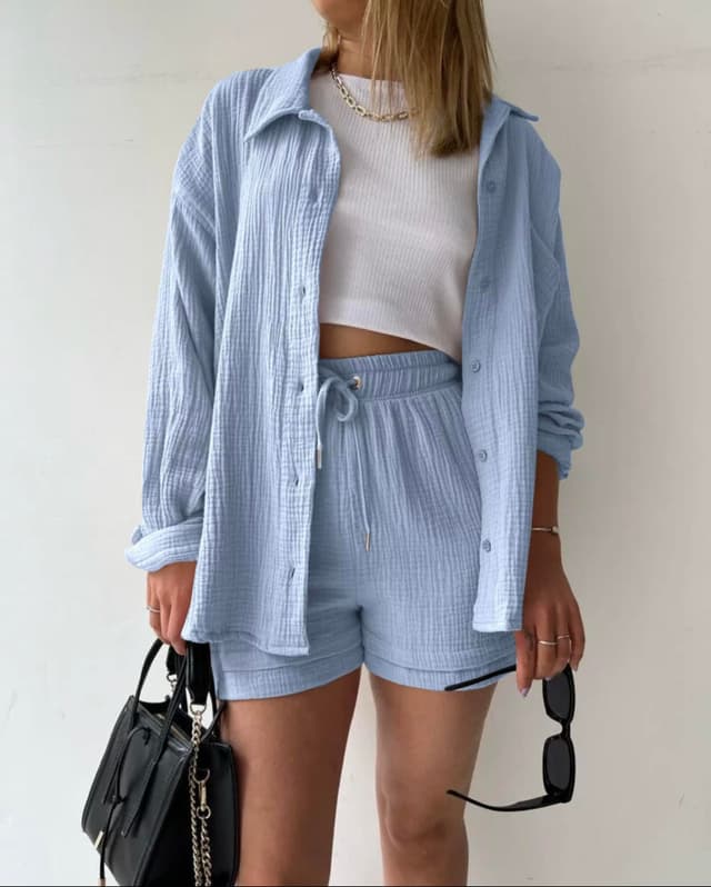 New Model Summer shirt And Half Pant Set For Women