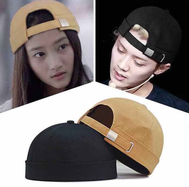 New Vintage Summer Special Cotton Brimless Unisex Beanie For Men