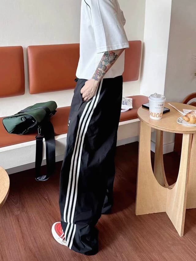 New Summer Special Side Stripe Baggy Unisex Trauser For Men
