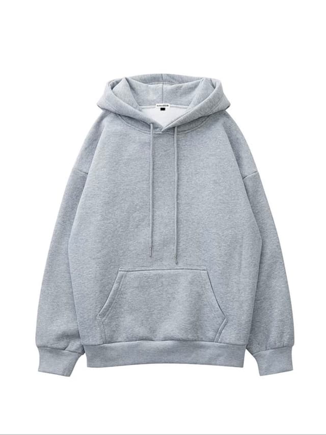 New Insid Fur Plain Full Sleeve Winter Hoodes For Women