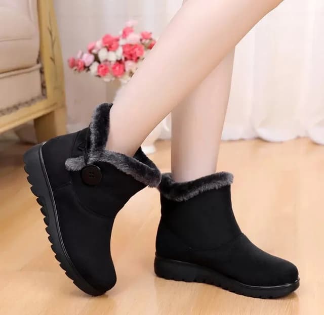 Fashion Women Winter Keep Warm Flat Plush Snow Boots Ankle Short Boots ( Nep-2) - Fashion | Women's Footwear |