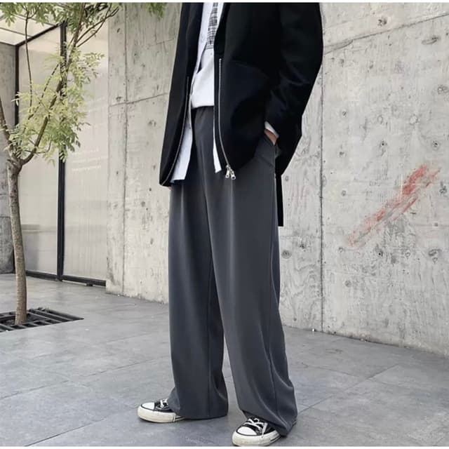 Formal Premium Quality Summer Baggy Hiphop Pant For Men - Grey | Fashion Formal Summer Baggy Hiphop Pant For Men