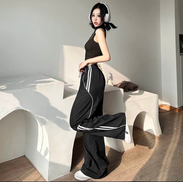 New Cotton Teadi Side Stripe Trauser For Women