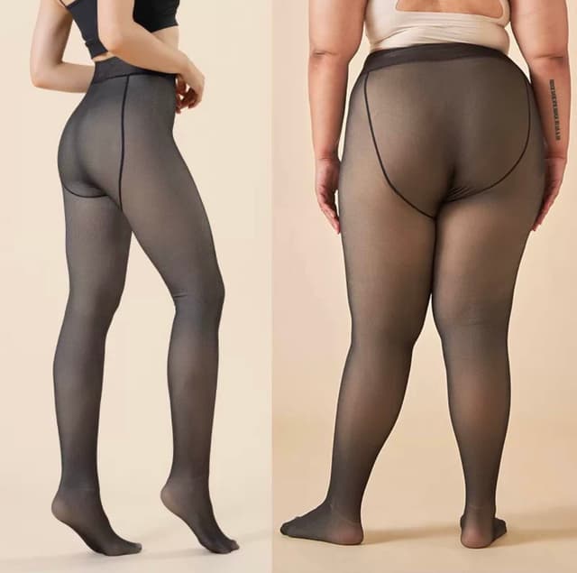Warm Winter Fake Skin Transparent High Waist Stretchy Leggings Stockings For Women | Fashion Warm Stretchy Leggins For Women