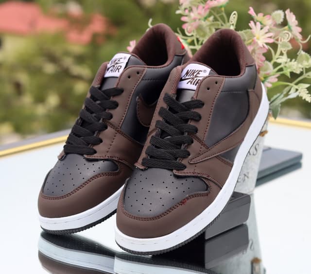 AirCraft Dunk Low – Brown Black Edition | Men's Street Sneakers